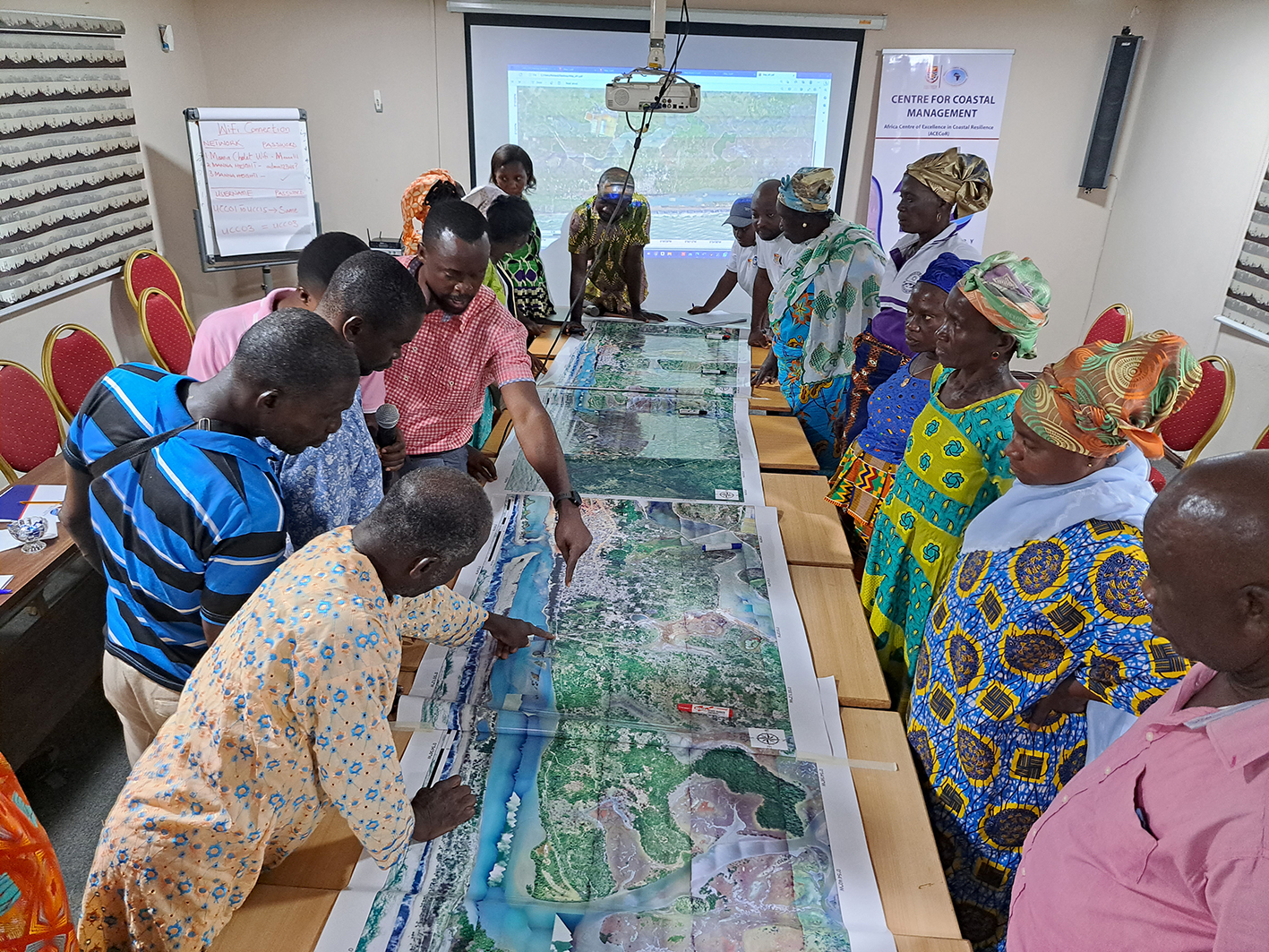 Stakeholders at Narkwa Co-management Inception Meeting